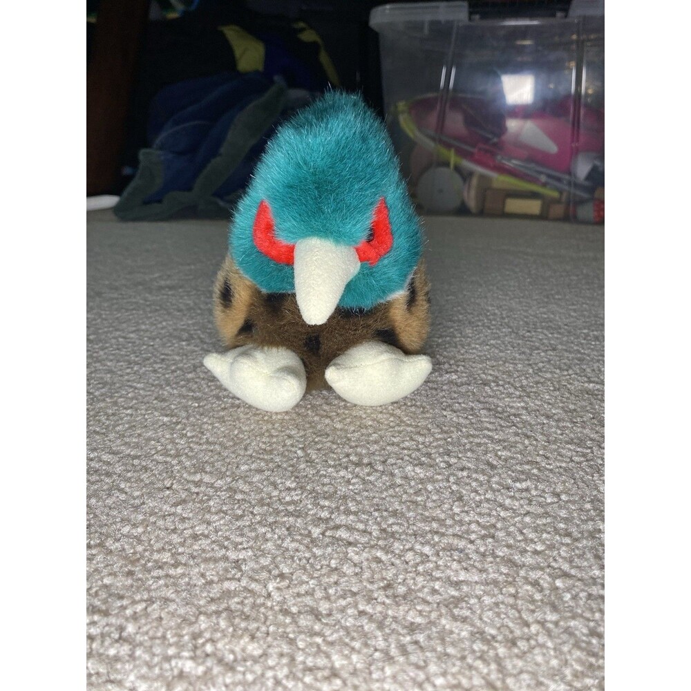Vintage 1994 Swibco Puffkins Autumn the Pheasant Plush Bird